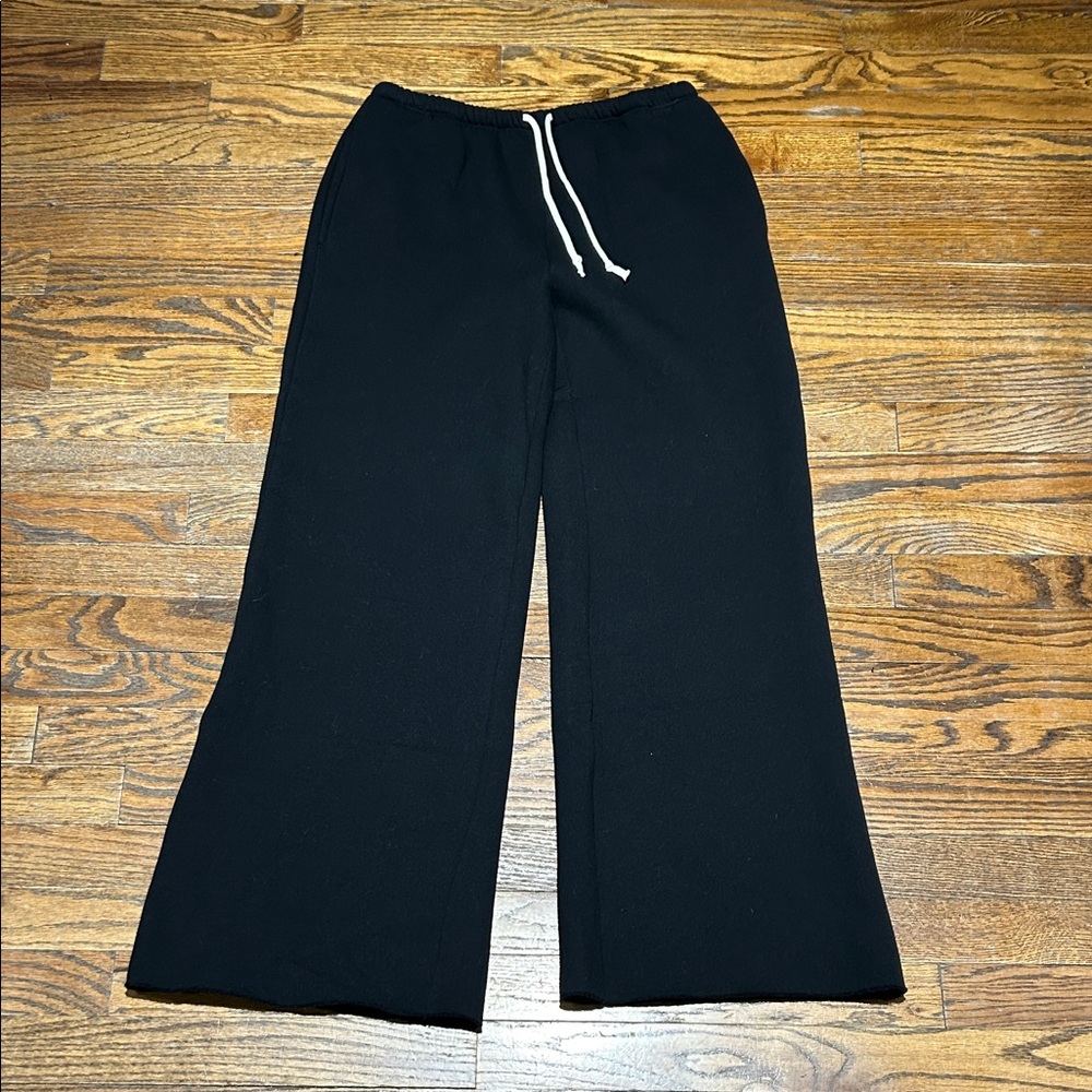 Classic Black w/white string - Women's Sweatpants - Picture 1 of 3